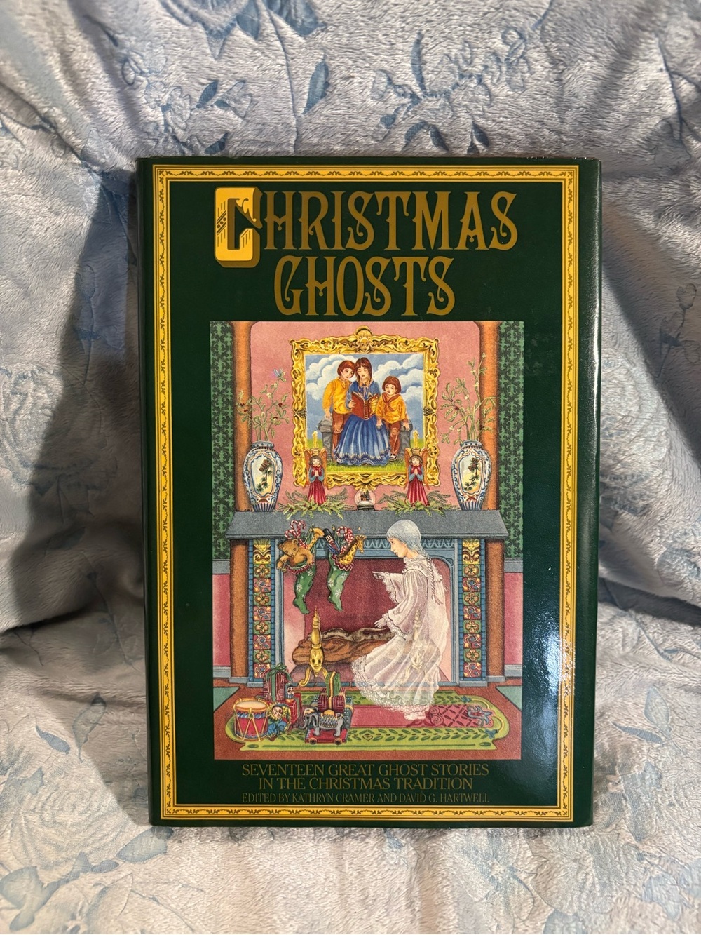 Christmas Ghosts Hardcover Book - White/Green